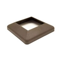 Крышка нижняя ПВХ для столба 100х100 Венге Крышка нижняя ПВХ для столба 100х100 Венге