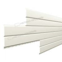 Металлический сайдинг Lбрус-15х240 (ПЭП-01-9002-0.45) Серо-белый Металлический сайдинг Lбрус-15х240 (ПЭП-01-9002-0.45) Серо-белый